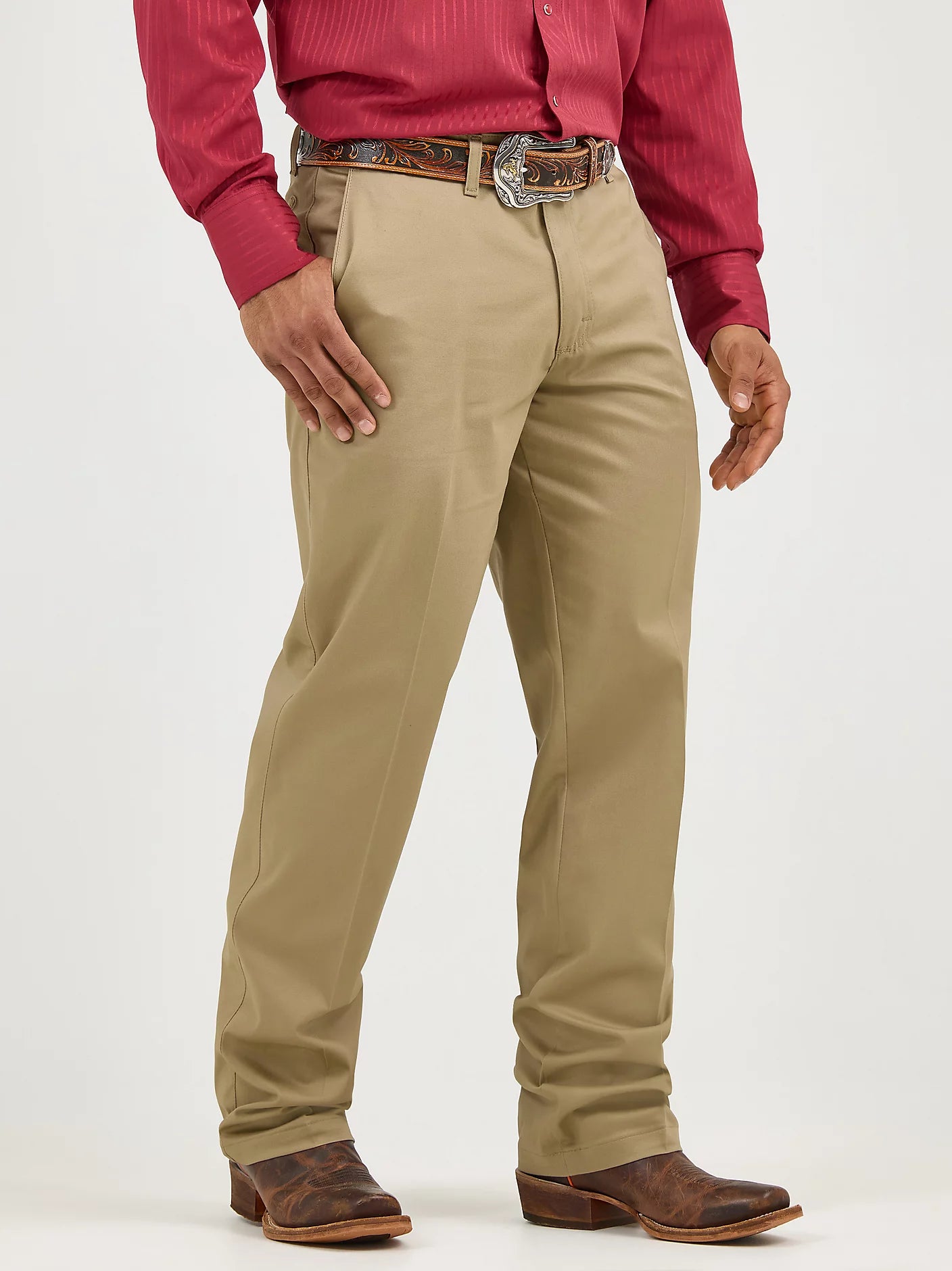 Wrangler Riata 1000096KH Casuals® Flat Front Relaxed Fit Pants