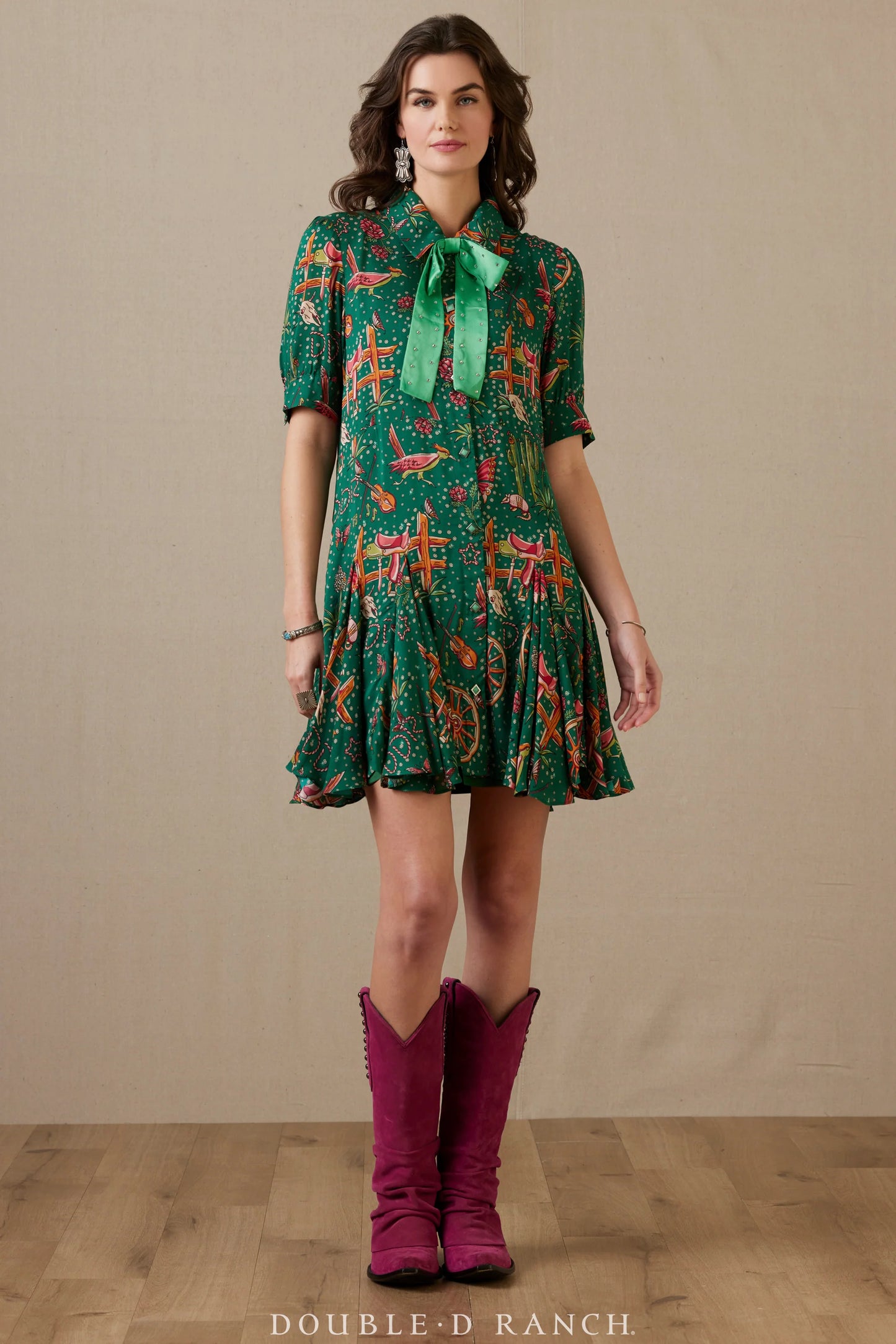 Double D Ranch Rhinestone Suits & Cowboy Boots Dress