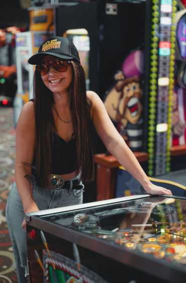 Black Let's Get Western Trucker Hat