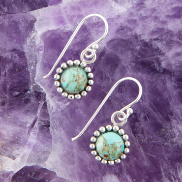 Barse Hope Floats Turquoise Earrings