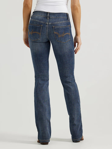 Wrangler 1009MWZAH Essential Mid-Rise Bootcut Jeans