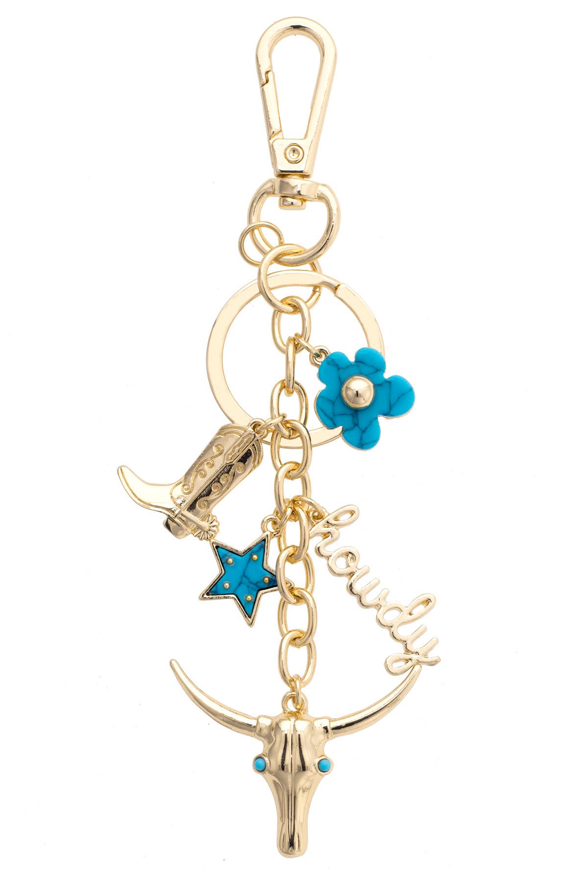 Canvas Style Howdy Cluster Bag Charm
