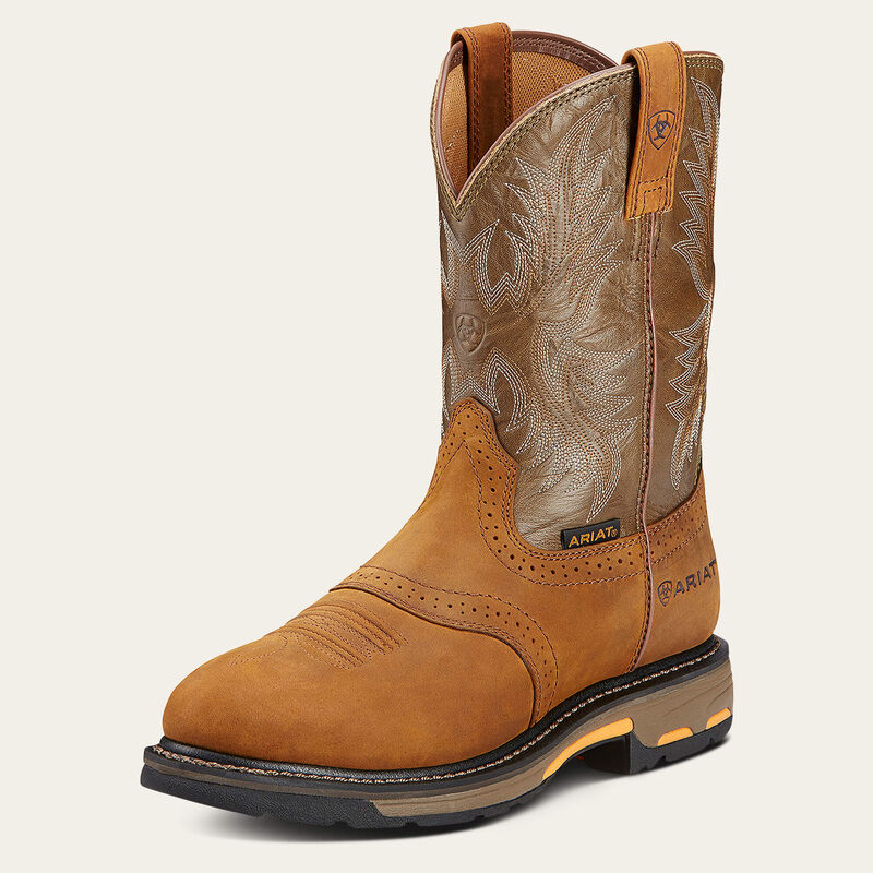 Ariat Aged Bark WorkHog Pull-on Work Boots