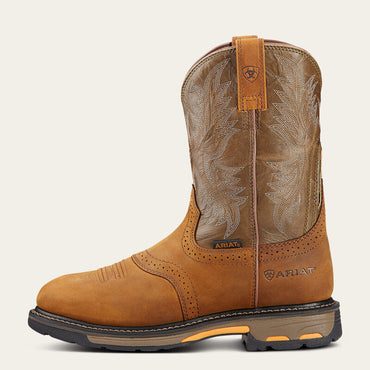 Ariat Aged Bark WorkHog Pull-on Work Boots