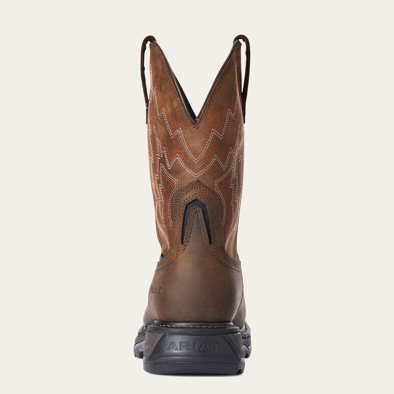 Ariat Dark Brown Big Rig Waterproof Composite Toe Work Boots