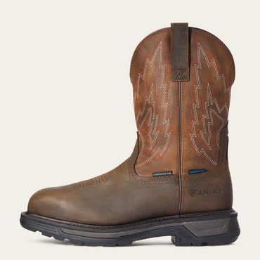 Ariat Dark Brown Big Rig Waterproof Composite Toe Work Boots