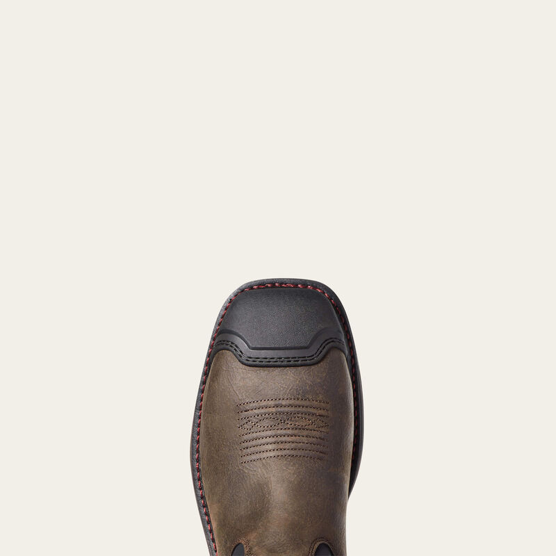 Ariat Iron Coffee WorkHog XT VentTEK Bold Waterproof Carbon Toe Work Boots