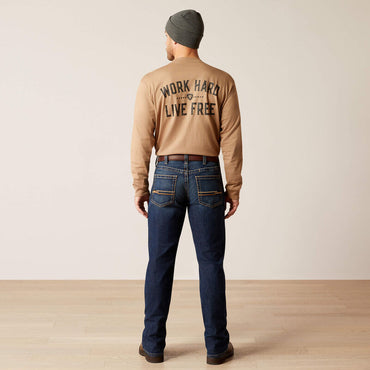 Ariat Rebar M4 Relaxed Rail Boot Cut Encinitas Jeans