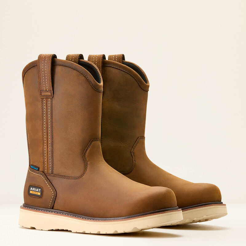 Ariat Rebar Wedge Pull-On Waterproof Work Boot