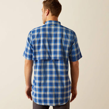 Ariat Strong Blue Plaid Rebar Made Tough VentTEK DuraStretch Work Shirt