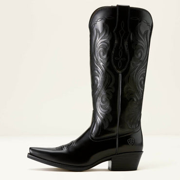 Ariat Glossy Black Taytum X Toe Western Boots