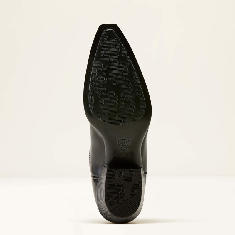 Ariat Glossy Black Taytum X Toe Western Boots
