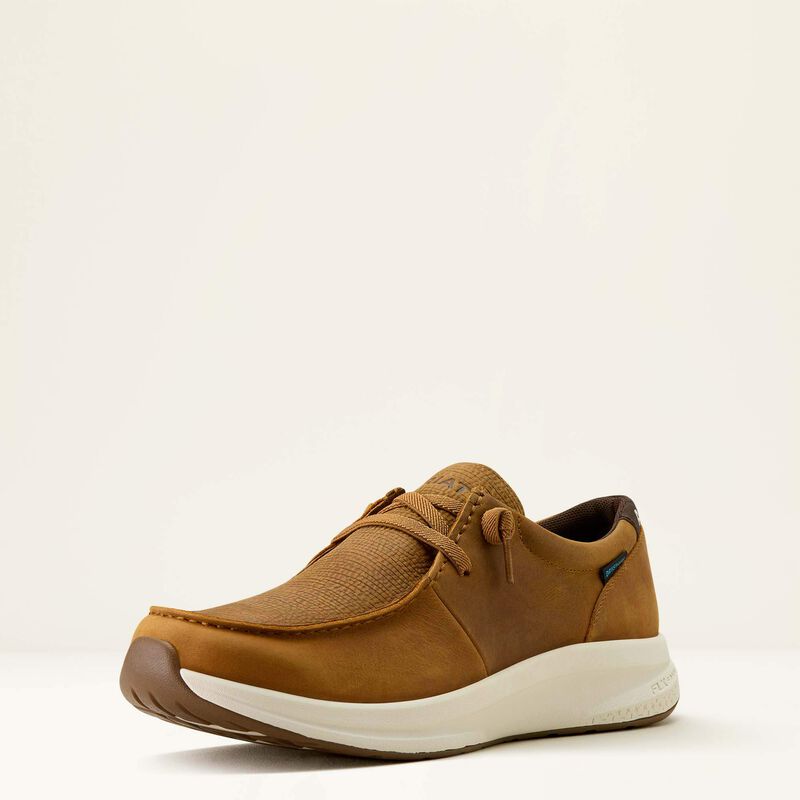 Ariat Dusted Wheat Cashew Emboss Buckeye Waterproof Shoe