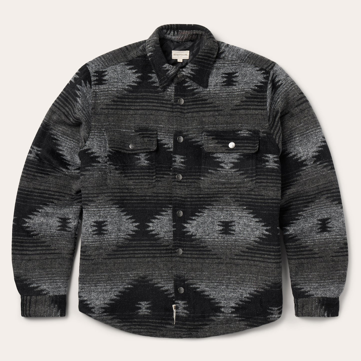Stetson Aztec Wool Blend Flannel Jacket