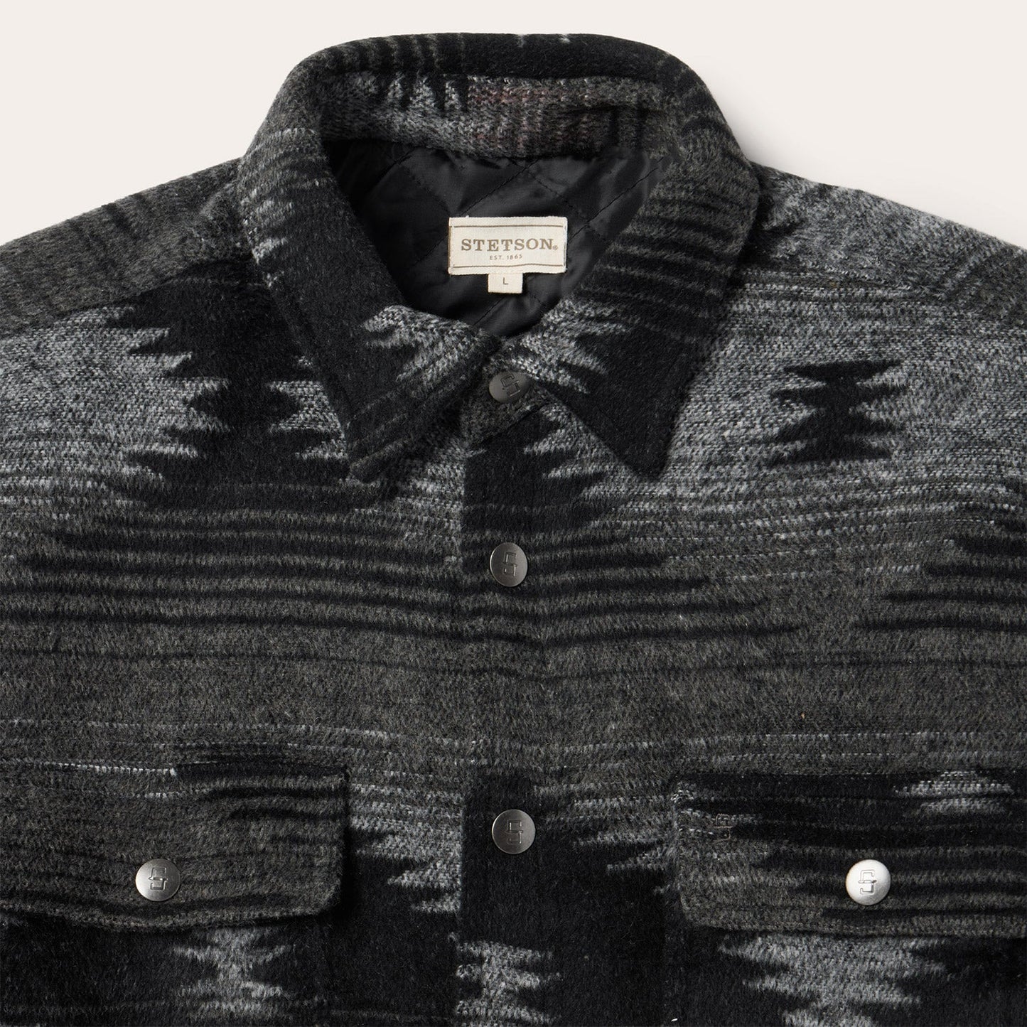 Stetson Aztec Wool Blend Flannel Jacket
