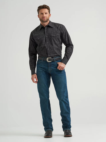 Wrangler 20X® Competition Black Paisley Advanced Comfort Snap Shirt