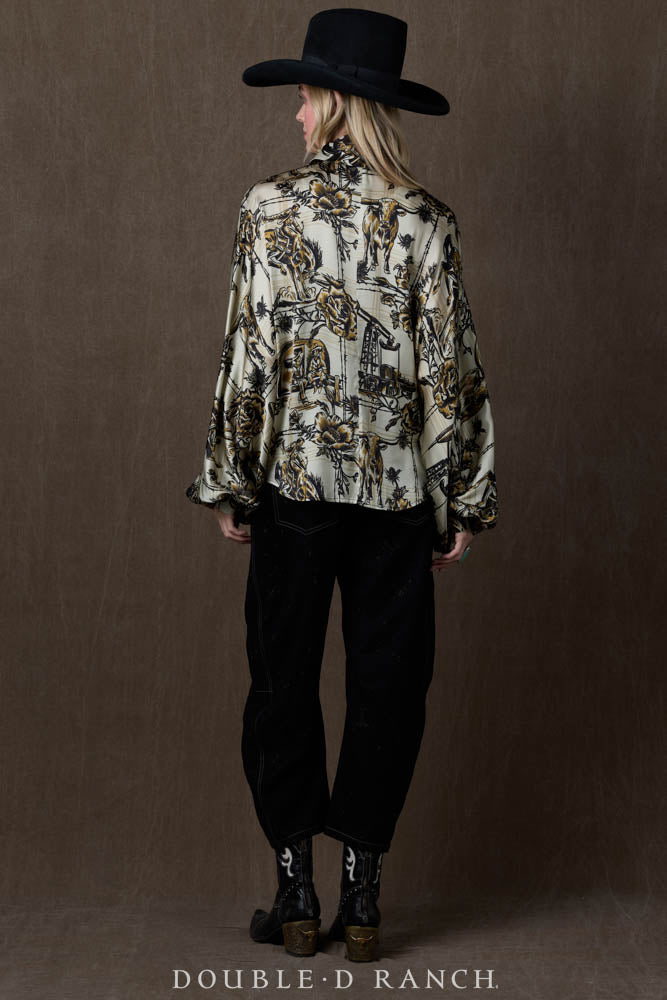 Double D Ranch Petro Plaid Blouse