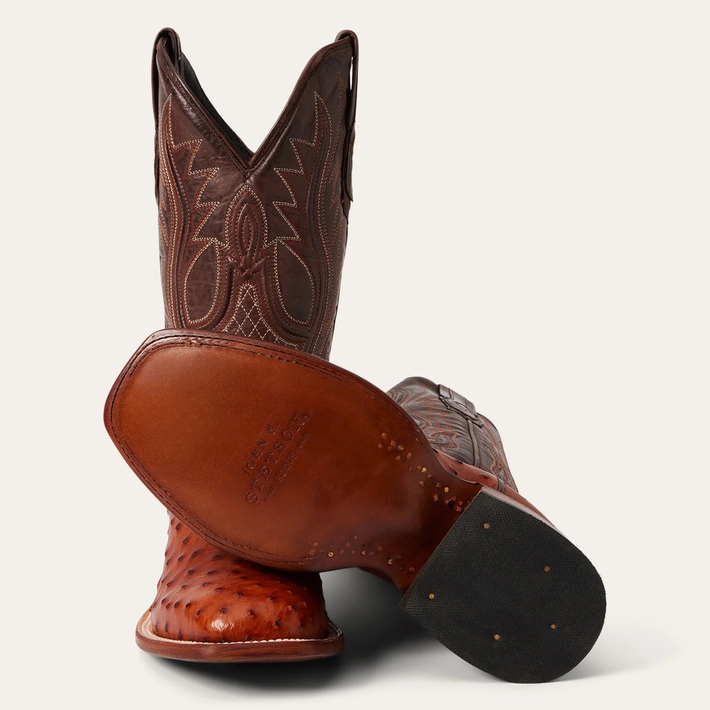 Stetson Ozzy Ostrich Boots