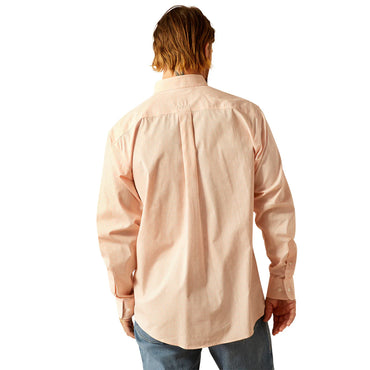 Ariat Wrinkle Free Ashton Pink Classic Fit Button Down Shirt