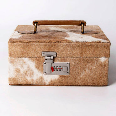 Cowhide Jewelry Case