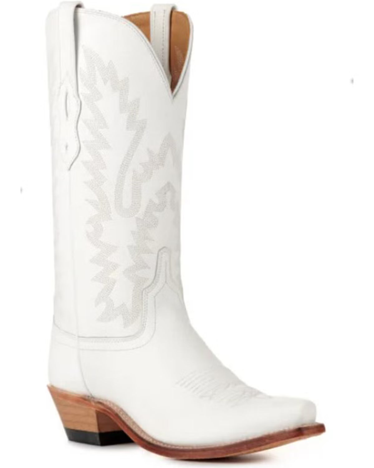 Old West TS1556 White Boots