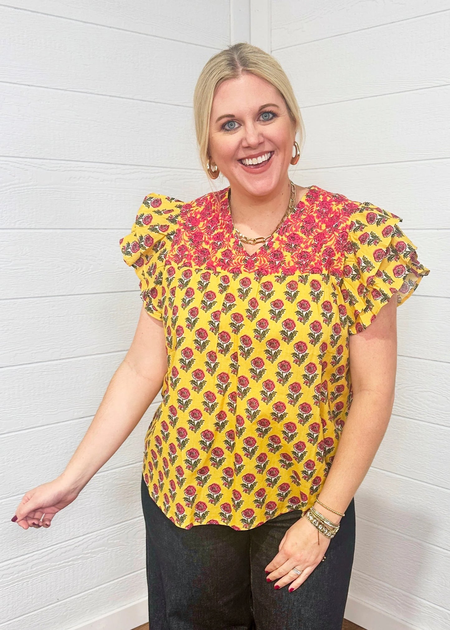 Layerz Clothing - The Yellow Alura Top