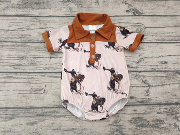 Boys Rodeo Baby Onesie