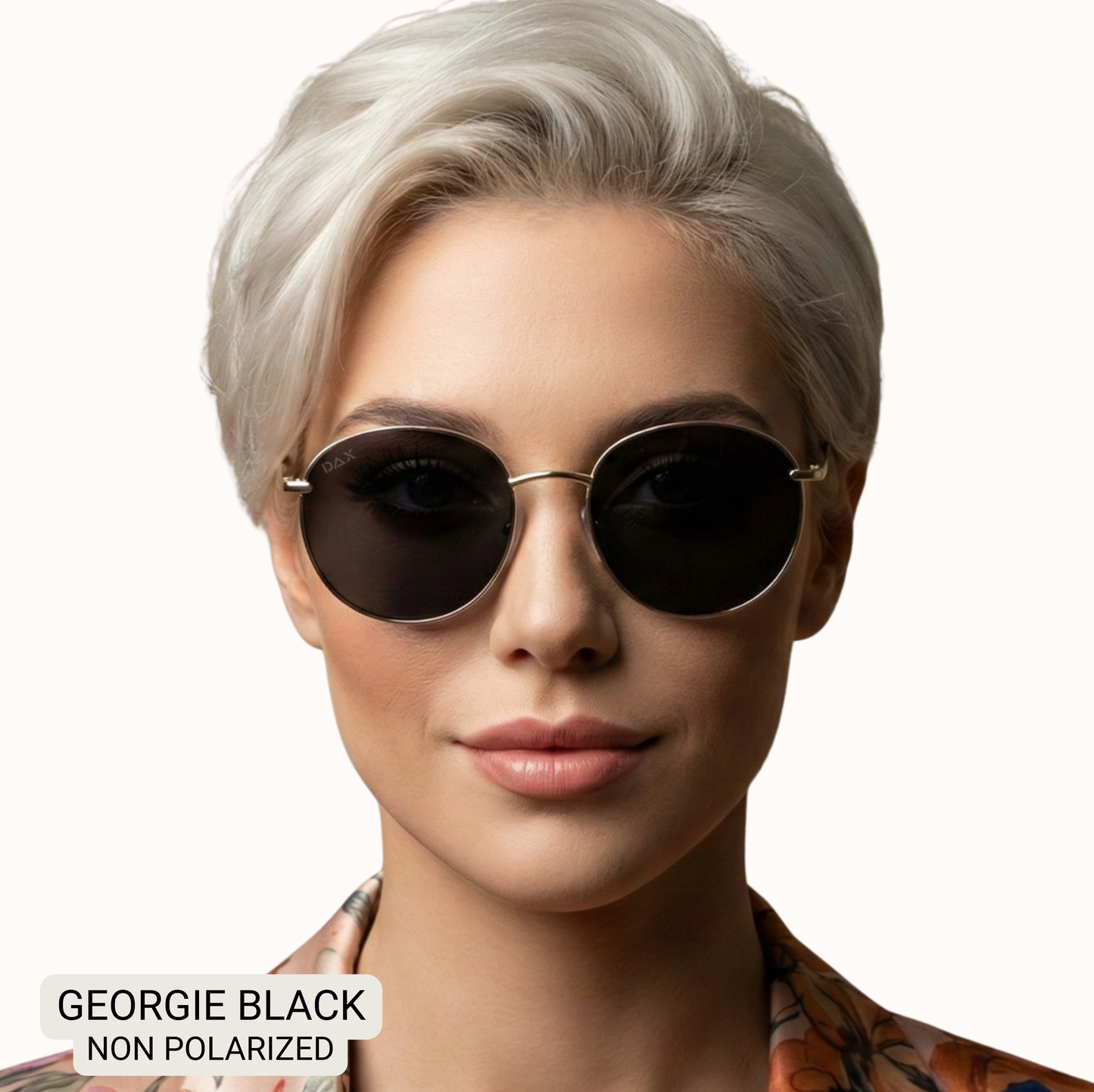 Georgie - Women's Large Round Sunglasses