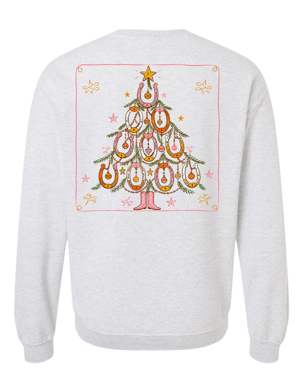 Horseshoe Christmas Tree Crewneck
