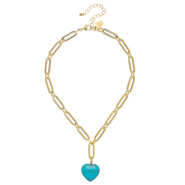Susan Shaw Monroe Heart Necklace