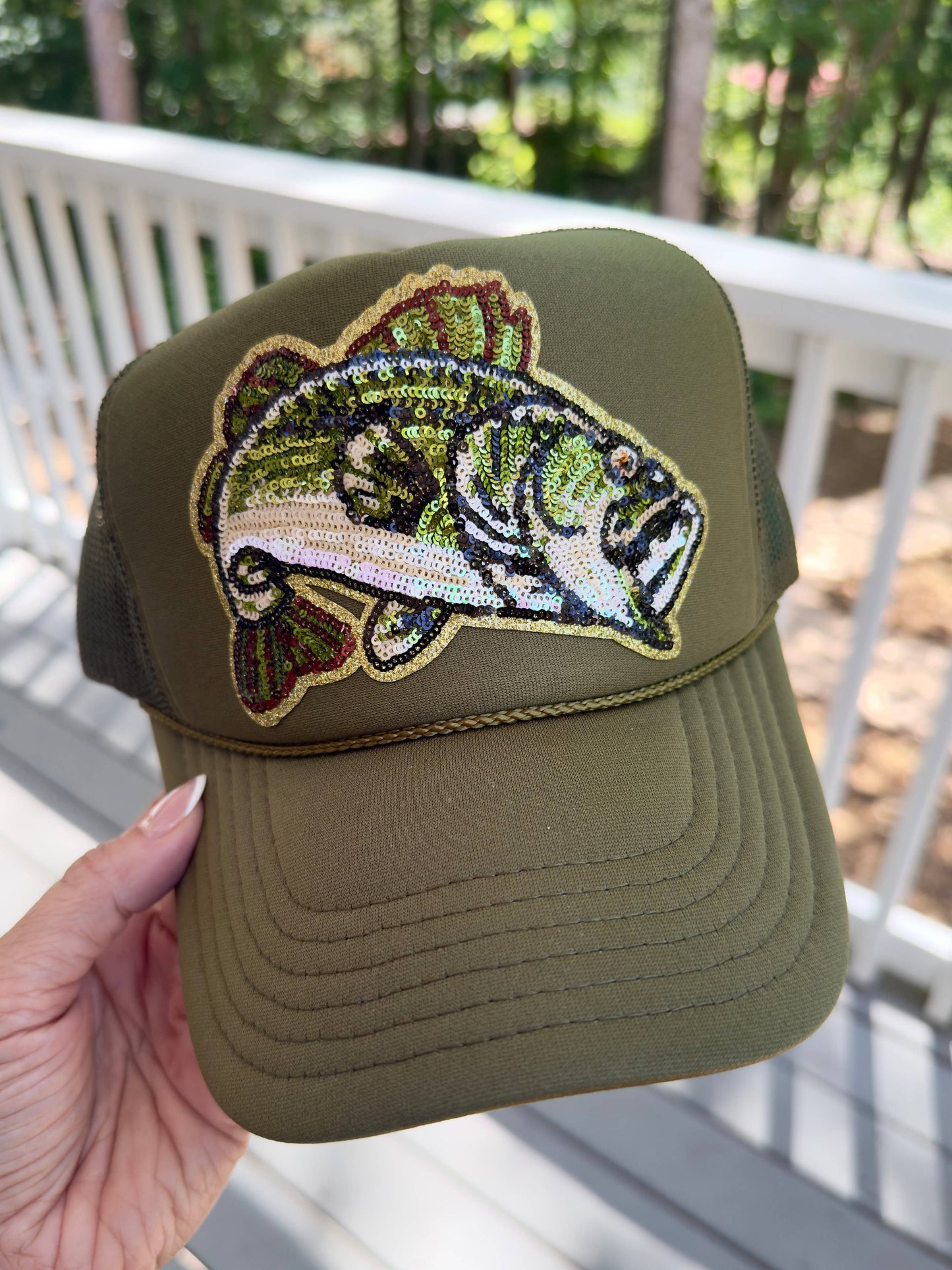 Backwoods Bougie Sequin Trucker Collection