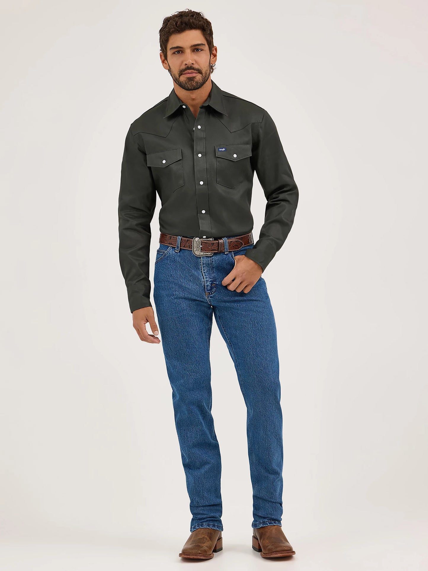 Wrangler 1047MACMT Advanced Comfort Regular Fit Cowboy Cut Jeans