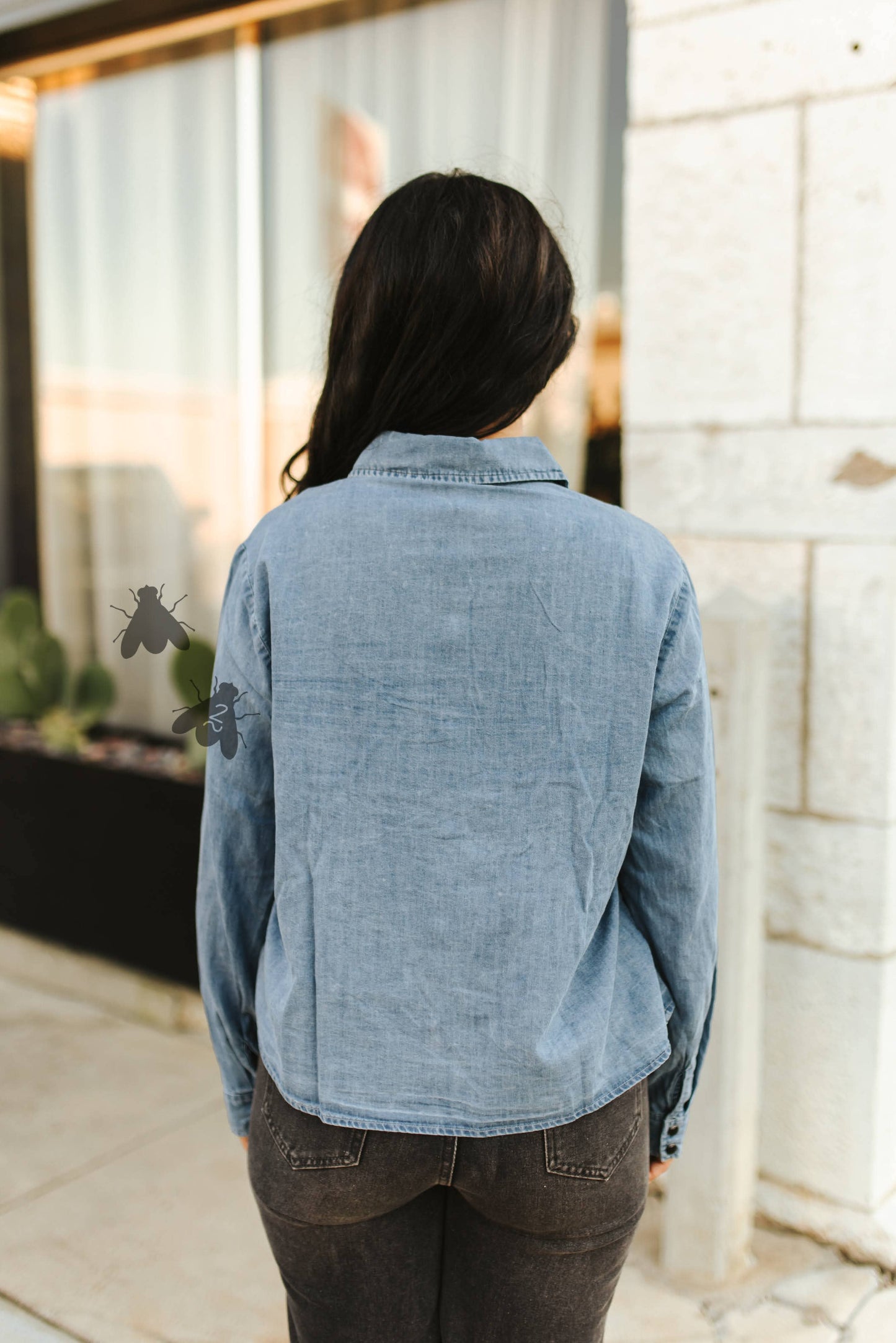 Call It Classic Denim Top