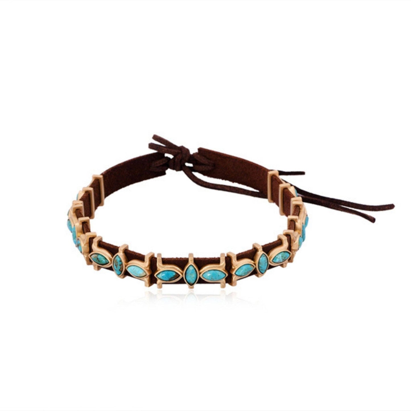 Desert Flower Hat Band - Turquoise