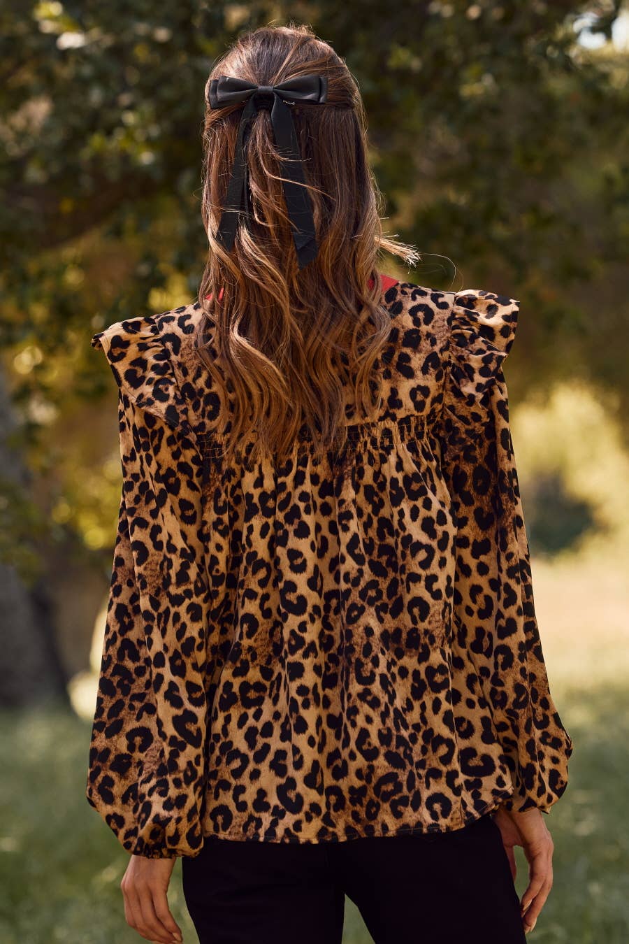 Leopard Printed Blouse