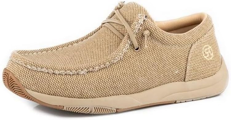 Roper Tan Canvas Upper Shoes