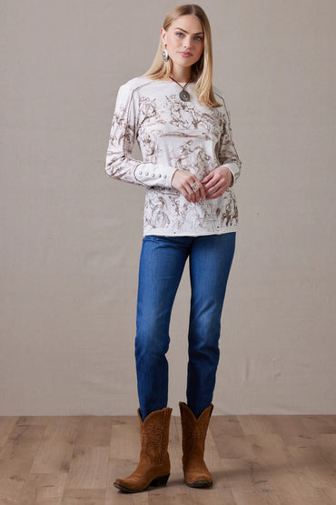 Double D Ranch Take The Rein Tee