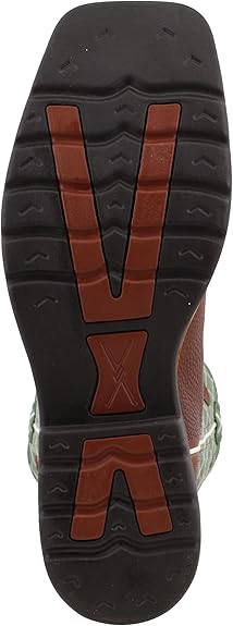 Twisted X Cognac & Lime 12" Western Work Boots