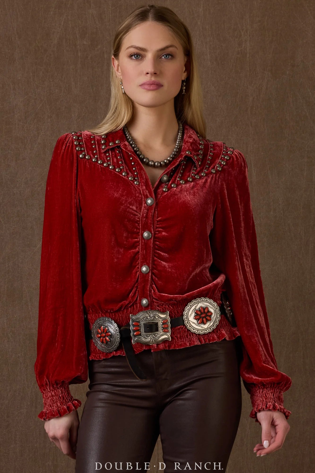 Double D Ranch Mahogany Etta Top