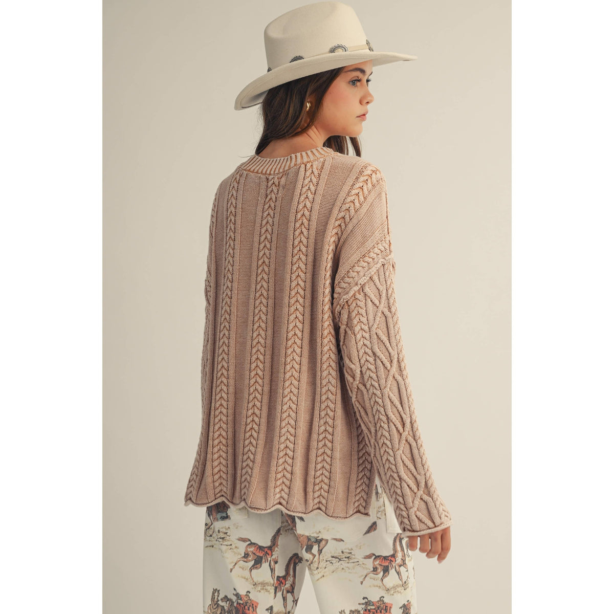 Luxury Heritage Braided Comfort Sweater
