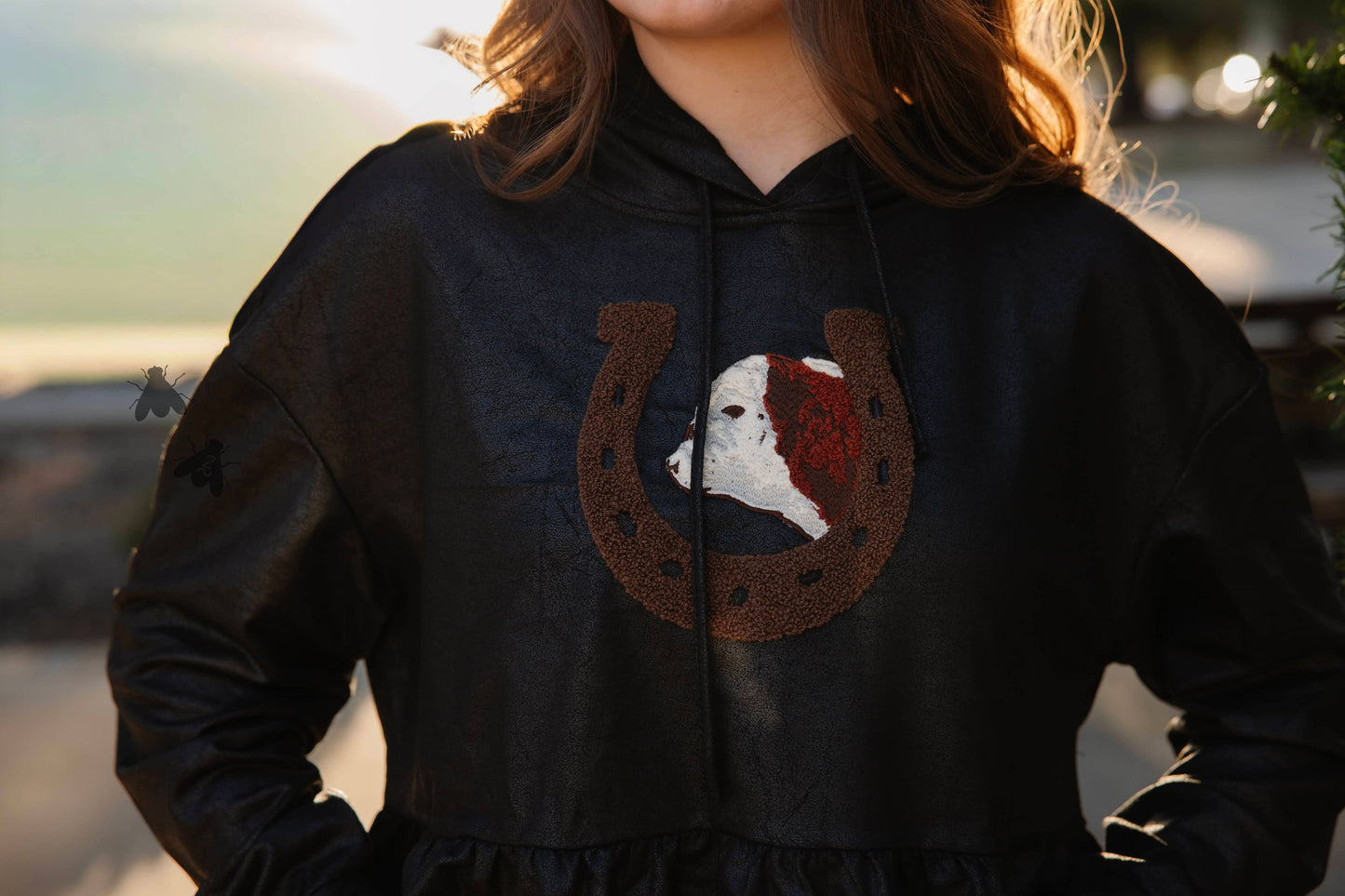 Happy Go Lucky Hooded Top
