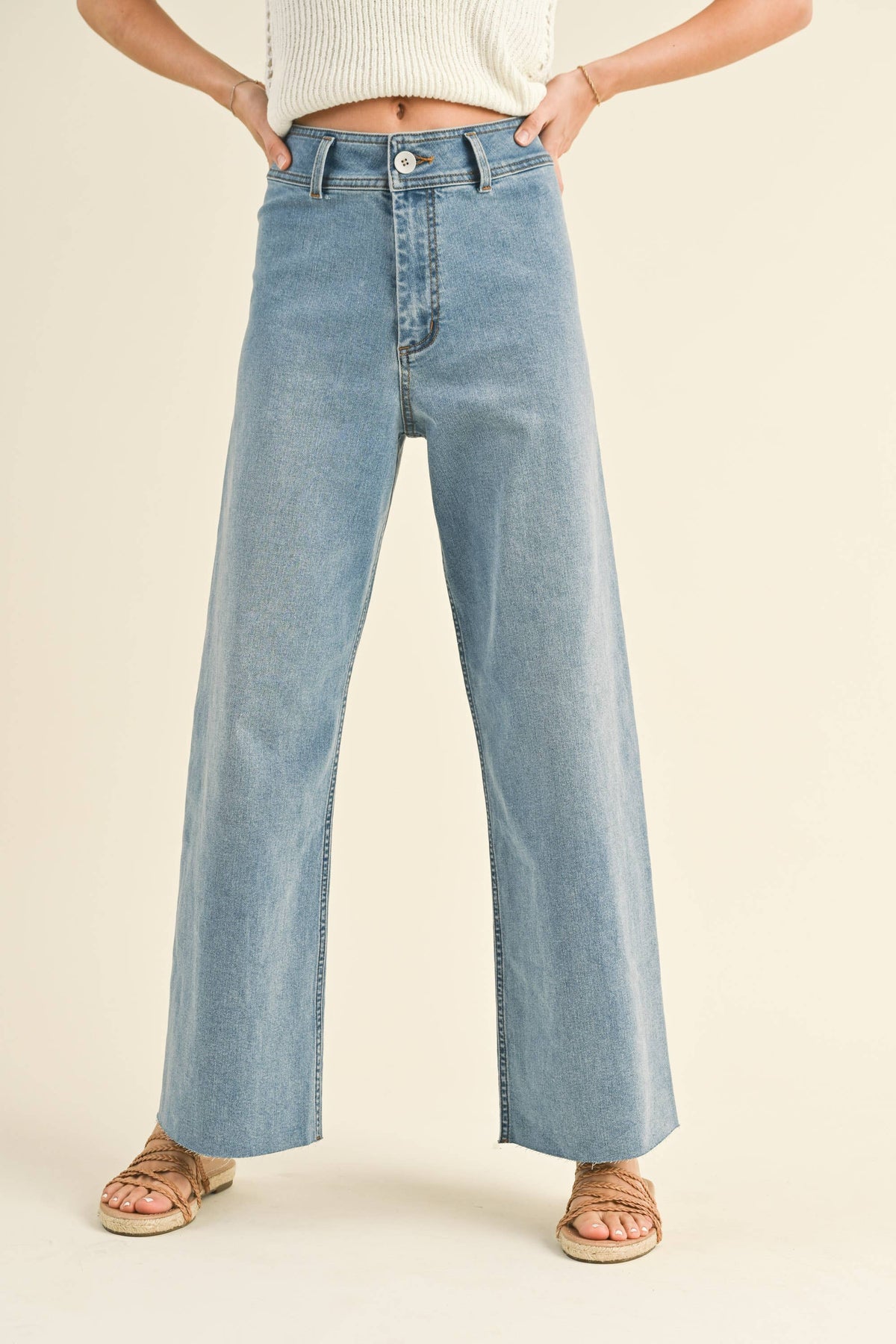 Miou Muse Straight Denim Pants