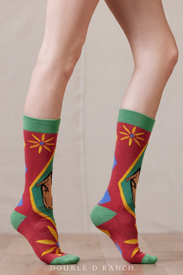 Double D Ranch Cowgirl Rising Socks