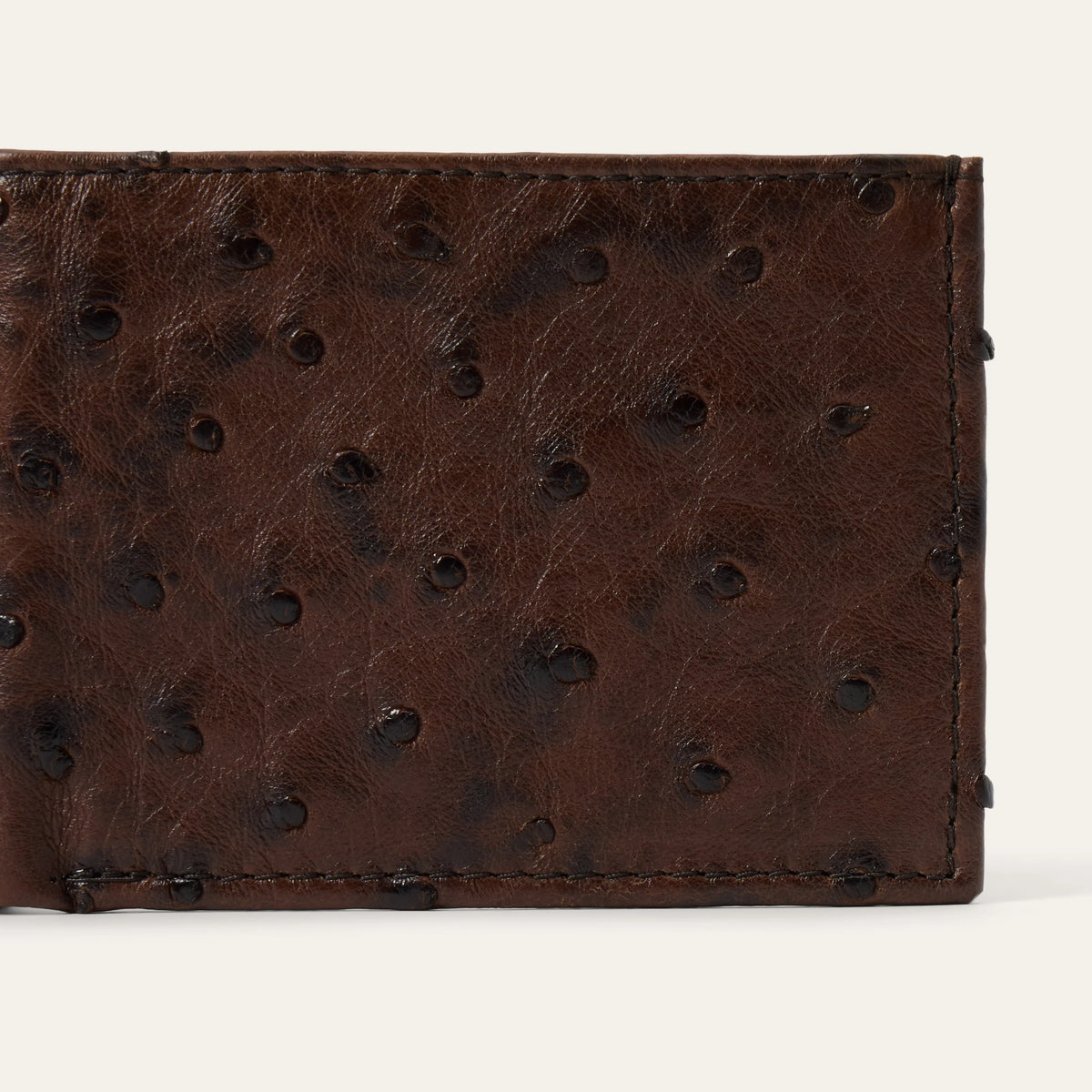Stetson Ostrich Bi-Fold Wallet