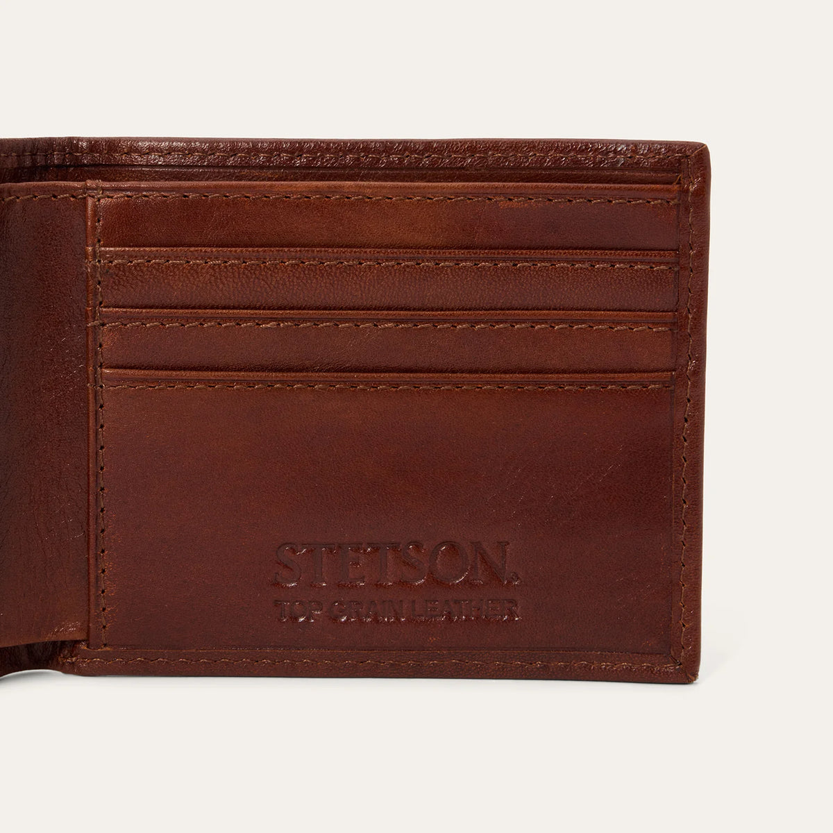 Stetson Basketweave Bi-Fold Wallet
