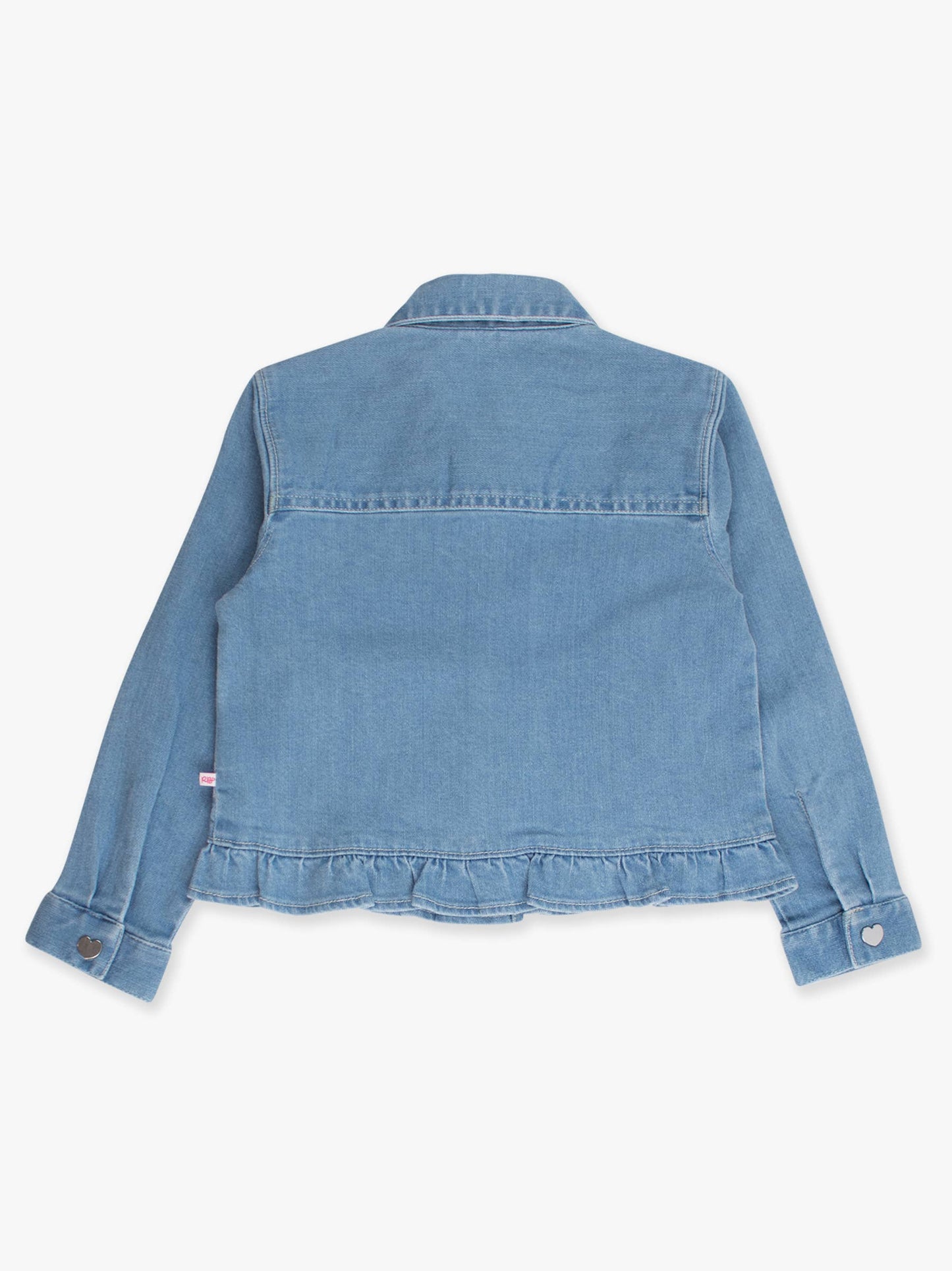 Girl's Denim Ruffle Jean Jacket