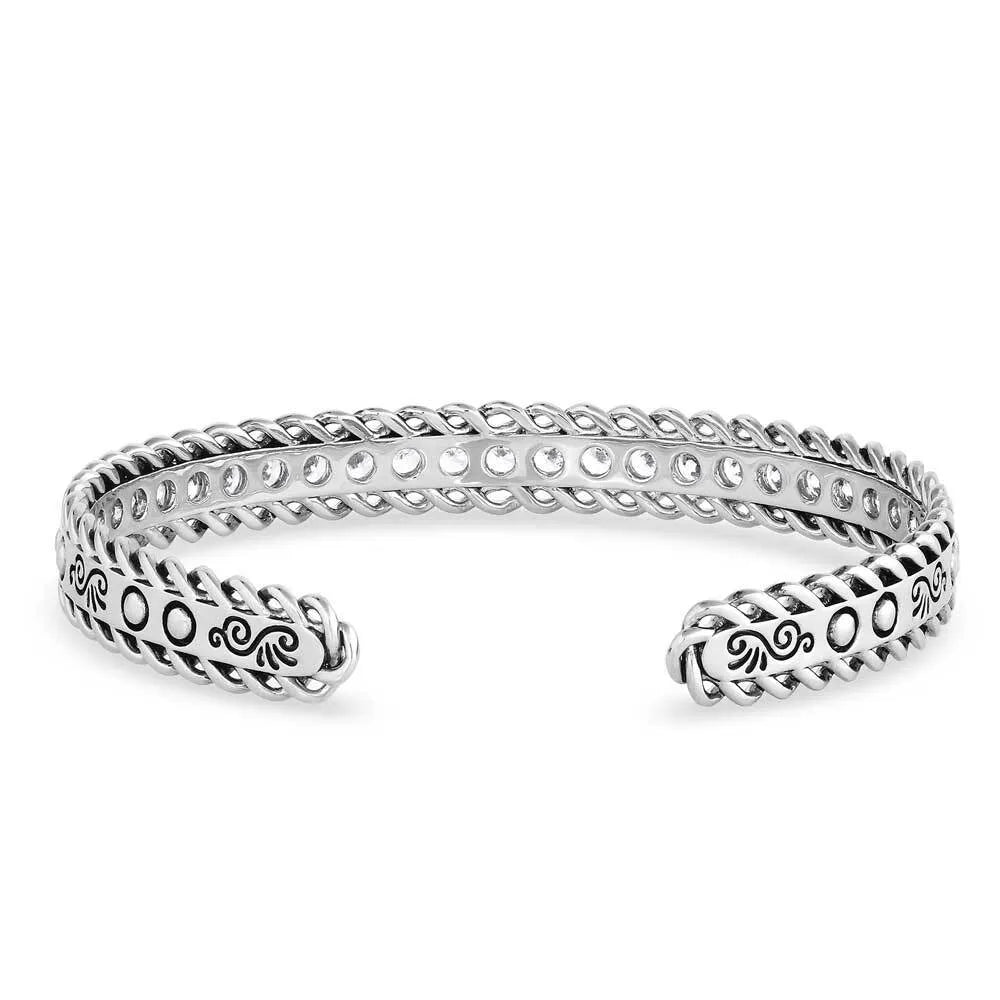 Montana Silversmith Crystal Roads Cuff Bracelet
