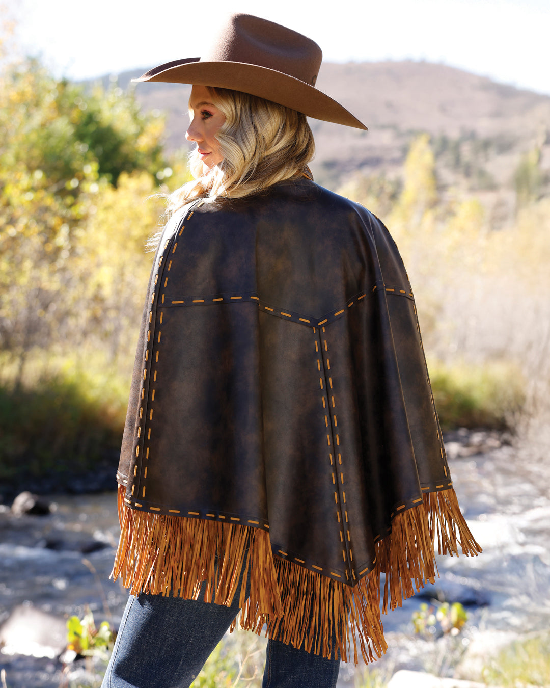 Cruel Denim Women's Brown Cape