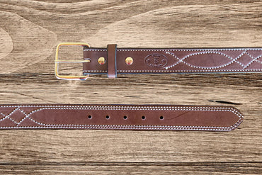Texas Saddlery Chocolate Gunfighter Belt