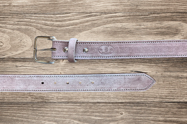 Texas Saddlery Chocolate Roughout Belt
